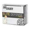 Sig Sauer Elite Performance 9mm Luger Ammo 115 Grain Sig V-Crown Jacketed Hollow Point Box of 20
