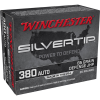 WINCHESTER Silvertip 380 ACP 85gr Defense JHP Ammunition | 20 Rounds