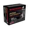 WINCHESTER PDX1 Defender 40 S&W 180Gr Bonded Jacketed Hollow Point Brass Ammunition | 20 Rounds