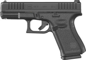 Glock 44 V 4.02" .22LR (2)10rd Pistol w/ Adj Sights, Black - UV4450101