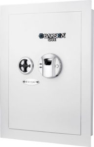 Barska Biometric Wall Safe White Medium
