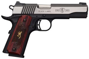 Browning 1911-380 Black Label Medallion Pro Full Size 380 ACP 8 Round Pistol, Black - 051912492