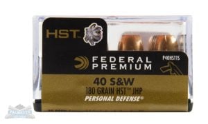 Federal 40 S&W 180gr HST Ammuniiton 20rds - P40HST1S