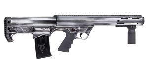Black Aces Tactical FD12 Bullpup - LH - Distressed White - 12ga - 18.5" - BATBPPDWHTLH