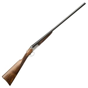 Beretta 486 Parallelo 12 Gauge 3in Black Side by Side Shotgun - 28in - Brown