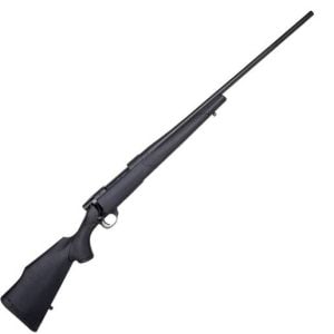 Weatherby Vanguard Obsidian 300 Winchester Magnum Blued Bolt Action Rifle - 24in - Black