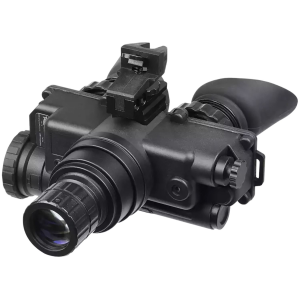 AGM Global Vision 12W7P122153211 Wolf-7 PRO NL1 Night Vision Goggles Black 1x 27mm, Generation 2+ Level 1, 45-54 lp/mm Resolution, Green Filter