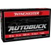 Winchester Autobuck 12 Gauge Ammo 2-3/4" #1 Buck Lead Shot 12 Pellets Box of 5