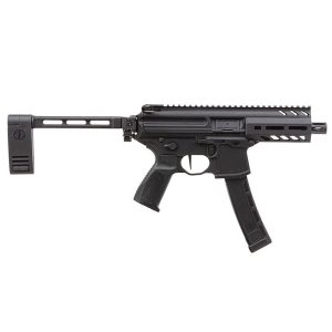 Sig Sauer MPX K PCB 9mm 4.5" 1:10" Bbl Blk Pistol w/M-LOK Handguard and (1) 35rd Mag PMPX-4B-9-35