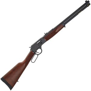 Henry Big Boy Steel Side Gate 357 Magnum Blued/Walnut Lever Action Rifle - 20in - Black/Wood