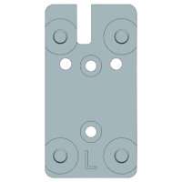 Beretta 90 Series Red Dot Optic Plate Kit in Leupold Footprint and Silver - 155832