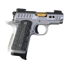 Kimber Micro 9 Rapide Dawn 9mm Luger Pistol 3.15" Barrel 7+1 Round Brushed Stainless Steel Slide Stainless Grip Silver Frame