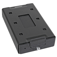 Bulldog BD1100 Car Vault Key Entry Matte Black Powder Coat Steel Holds 1 Handgun 8.70" x 6" x 2.50"