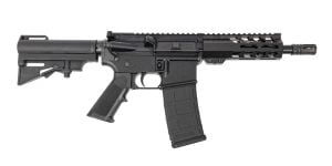 PSA 7.5" 300 Blackout Nitride 6" Lightweight M-Lok Classic Stealth HAR-15 Pistol, Black