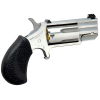North American Arms Pug 22 Winchester Magnum Rimfire (WMR) Revolver 1" Stainless Barrel 5 Round Black Grip Night Sights