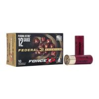 Federal 12 Gauge, 2.75 In, 9 Pellets, 00 Buck Force X2, 10/Box