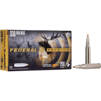 Federal Premium 338 Winchester Magnum Ammo 200 Grain Trophy Bonded Polymer Tip Box of 20