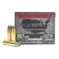 Winchester 357 Magnum 145 gr Silvertip JHP 20/Box