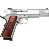 Smith & Wesson 1911 E-Series 45 ACP Pistol 5" Barrel 8+1 Round Stainless Slide Wood Grip Stainless Frame