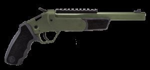 Rossi The Brawler 45 Colt/410 Break-Open Pistol - Right - OD Green Cerakote - Black