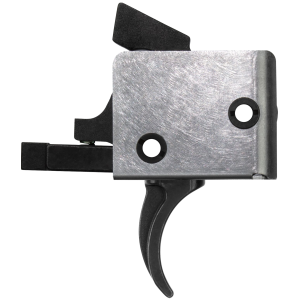 Cmc Triggers 92501 Drop-In Curved Trigger 4-4.5 lb Ar-15 Ar-10 Silver