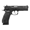 CZ 75 SP-01 Tactical 50th Anniversary 9mm 4.6" 10-Rd DA/SA Pistol, Steel Frame, Black Polycoat, Ambidextrous Decocker