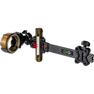 Axcel LANDSLYDE Carbon Pro Slider Tact. BH AccuStat II Micro 5 Pin Bow Sights 0.01in Black