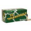 Remington Thunderbolt Rimfire Ammo .22 LR LRN 40 Grain 50 Rounds