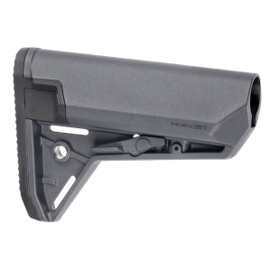 Magpul MAG653-GRY MOE SL-S Carbine Stock Stealth Gray Synthetic for AR-15, M16, M4 with Mil-Spec Tube (Tube Not Included)