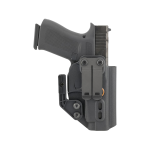 Henry Holsters Flint Compact Partial Sweat Guard with DCC Monoblock IWB Holster Right Hand Glock 43, 43x, 48 Boltaron Black