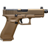 Glock 19X MOS Semi-Automatic 9x19mm Pistol, 4.52" Threaded Barrel, (1) 17 Round & (2) 19 Round Magazines - Coyote Finish - PX1950S03MOSTB