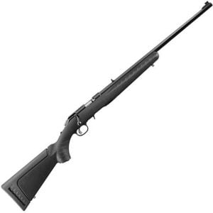 Ruger American Rimfire 17 HMR Satin Blued Bolt Action Rifle - 22in - Black
