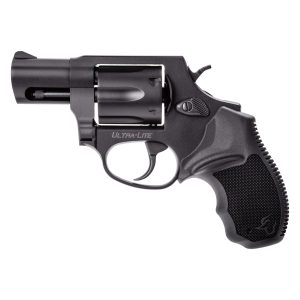 Taurus 856 Ultra-Lite Small .38 Spl Revolver w/ Gold Accents, Anodized Matte Black - 2-856021ULGLD