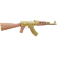 Zastava ZPAP M70 AK-47 Rifle 7.62x39 - 16.25" - 24K Gold Plated