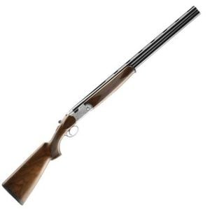 Beretta 686 Silver Pigeon I 20 Gauge 3in Blued/Silver Engraved Over Under Shotgun - 28in - Brown