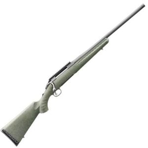 Glenfield Model A 243 Winchester Matte Black/Moss Green Splatter Bolt Action Rifle - 20in