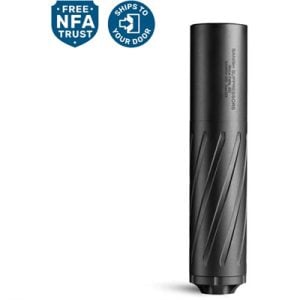 Banish 223 5.56mm/223 Caliber Rifle Suppressor - Banish 223 5.56mm/223 Caliber Rifle Suppressor Black