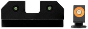 XS Sight Systems R3D Night Sights Tritium Orange Glock 17/ 19/ 22-24/ 26/ 27/ 31-36/ 38 Black