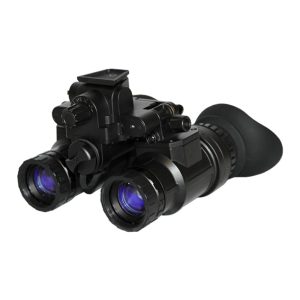 ATN PS31-2 Dual tube Night vision Goggle/Binocular BNVD 40 FOV Gen2+ 60-64lp/mm P45 White Phosphor NVGOPS3142W in Black