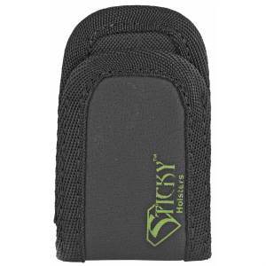 Sticky Holsters Mini Mag Sleeve, Magazine Pouch, Ambidextrous, Single Stack Mag, Black Finish MMS