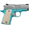 Kimber Micro Bel Air 380 ACP Pistol 2.75" Barrel 7+1 Round Stainless Slide Ivory Grip Light Blue Frame