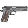 Springfield Armory PX9419 1911 Garrison 9+1, 5" Stainless Match Grade Steel Barrel, Blued Serrated Carbon Steel Slide, Carbon Steel Frame w/Beavertail, Thin-Line Wood Grip