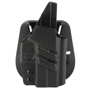 1791 Gunleather Tactical Kydex Paddle OWB Right Hand Kydex Holster Glock 43x MOS, Black - TACPDHOWBG43XMOS