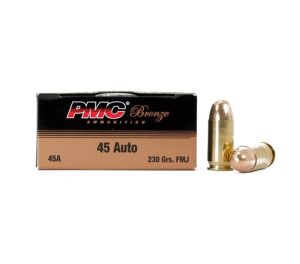 PMC Bronze .45ACP 230 Grain FMJ 50rds - 45A