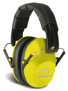 Walkers Game Ear Low Profile Folding Ear Muffs (Yellow)