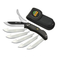 Outdoor Edge Knives RazorPro Folder Knife, 3.5" Knife, 3.1" Gut Black