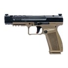 Mete Sfx 9mm Luger Handgun - Mete Sfx 9mm Luger 5.2'''' Bbl (1)18rd & (1)20rd Blk/Fde