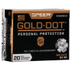 SPEER AMMO Gold Dot 380 ACP 90gr Hollow Point Ammunition | 20 Rounds