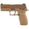 Sig Sauer 320CA-9-M18-MS P320 M18 9mm 3.9" Barrel Coyote Tan Pistol + 3 Magazines