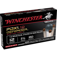 Winchester Defender 12 Gauge Rifled Slug and #00 Buckshot 2-3/4" 1/2oz Box of 10